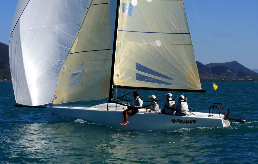 Bandit - Matt Allen and Warwick Rooklyn - Day 3 Meridien Marinas Airlie Beach Race Week © Airlie Beach Race Week media 2012